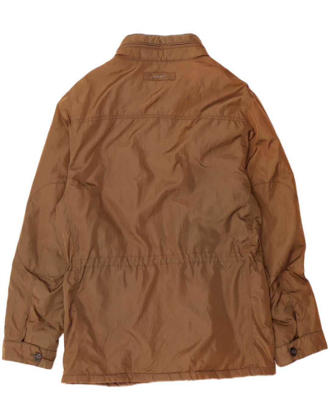 Męska kurtka z kapturem GANT UK 42 XL, brązowa, nylonowa, klasyczna