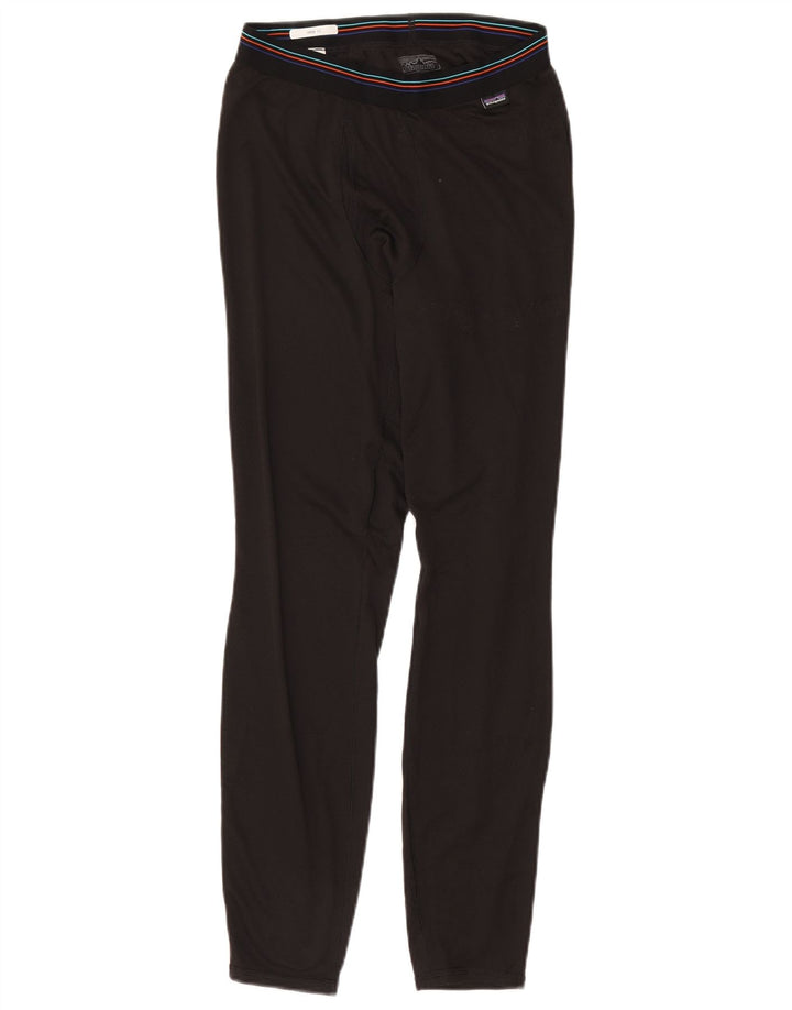 Legginsy męskie Patagonia, małe, czarne, poliestrowe