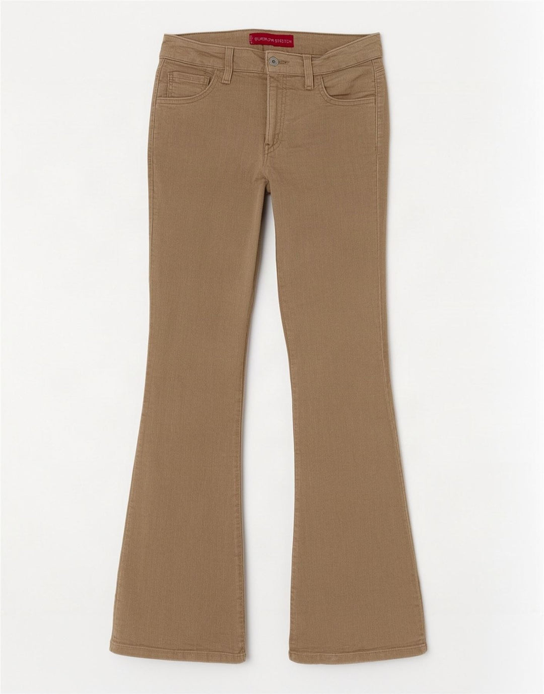 Damskie sztruksowe spodnie Levi's Stretch Flare US 5 Medium W30 L30 Beżowe
