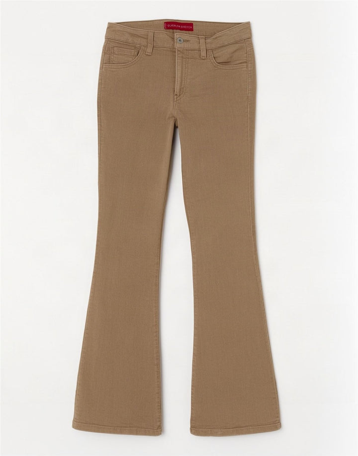 Damskie sztruksowe spodnie Levi's Stretch Flare US 5 Medium W30 L30 Beżowe