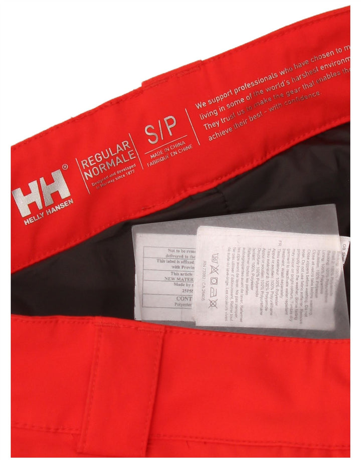 Męskie spodnie narciarskie Helly Hansen Regular, mały, czerwony, kolorowy poliester