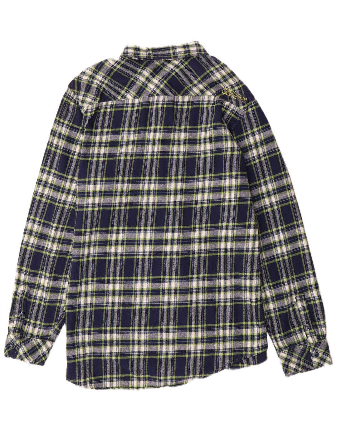 Koszula flanelowa męska QUIKSILVER XL, bawełniana w granatową kratkę