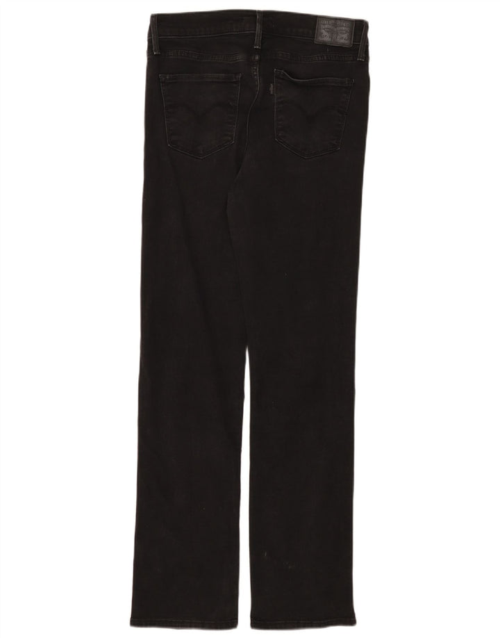 Damskie dżinsy Levi's 314 Shaping Straight W29 L30 Czarna bawełna