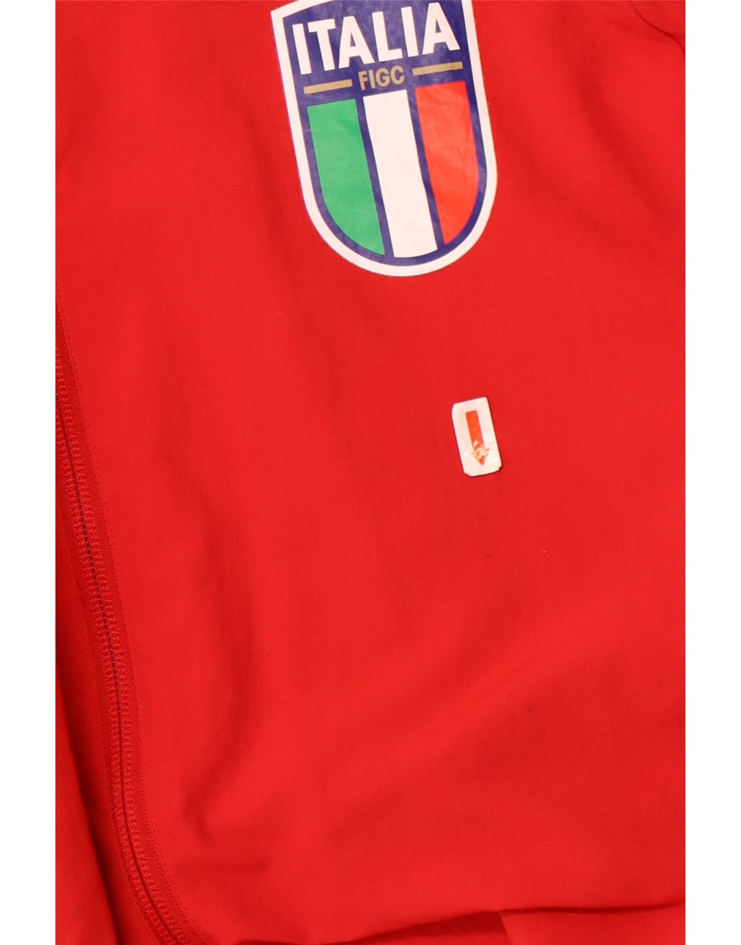 Kurtka dresowa męska Adidas Italia, duża, czerwona, poliamidowa