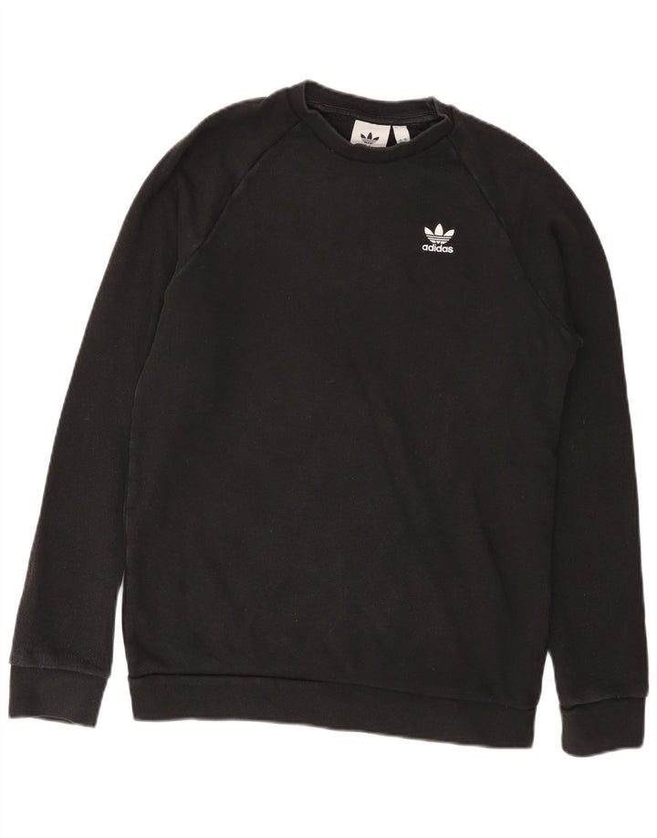 Adidas Męska Bluza Sweter Mała Czarna Bawełna