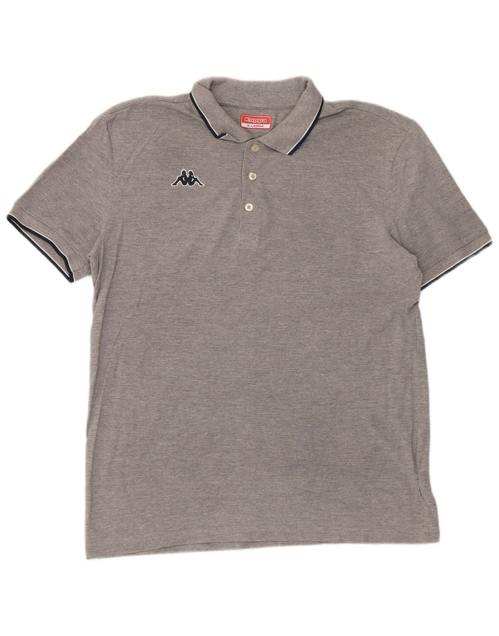 Męska koszulka polo Kappa XL, szara