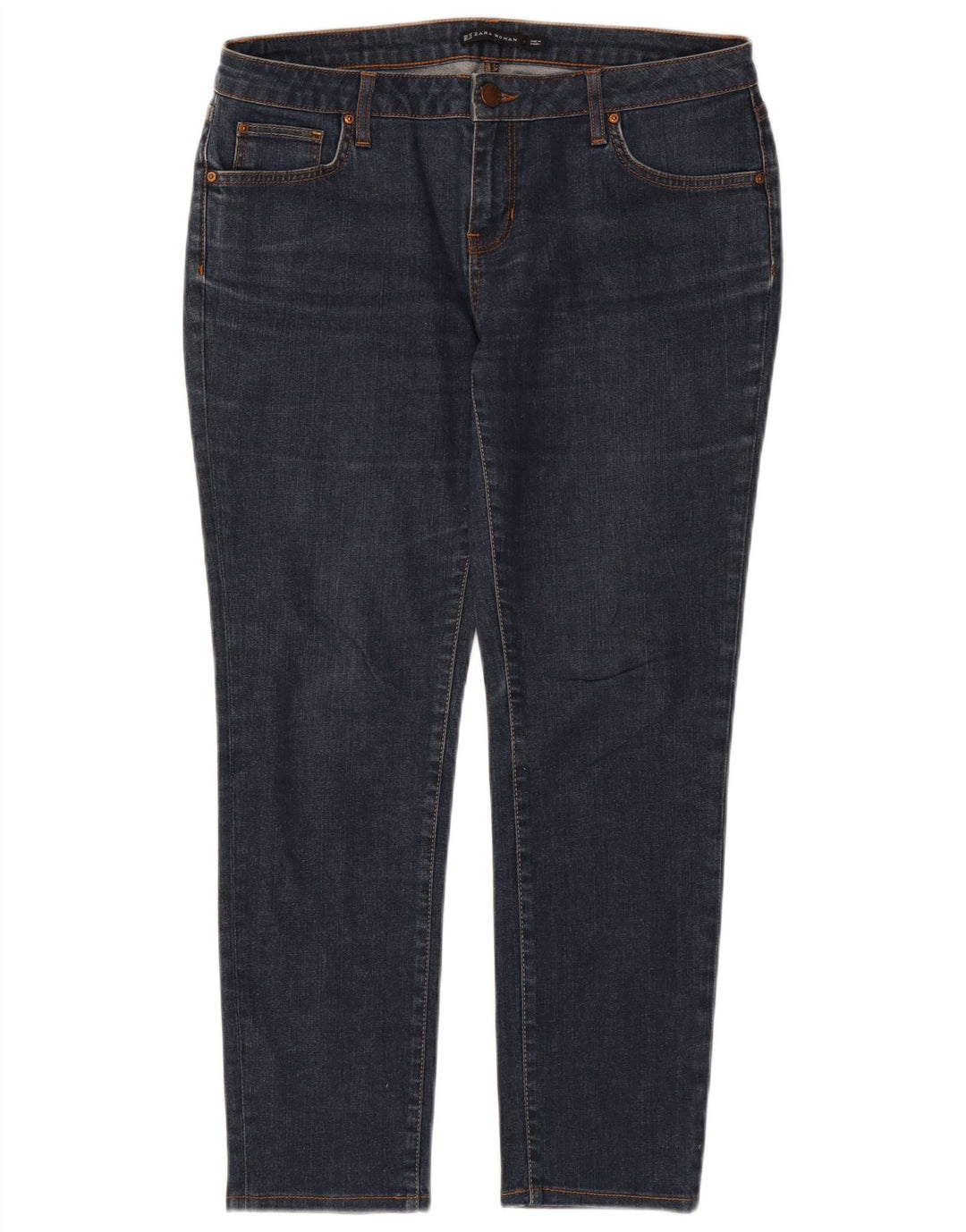 Dżinsy damskie Zara EU 46 2XL W36 L28 Granatowe