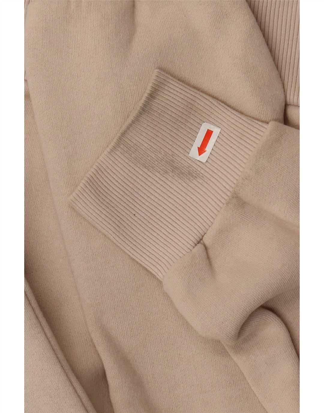 Damski sweter z kapturem i grafiką SUPERDRY UK 8 Small, beżowy, bawełniany