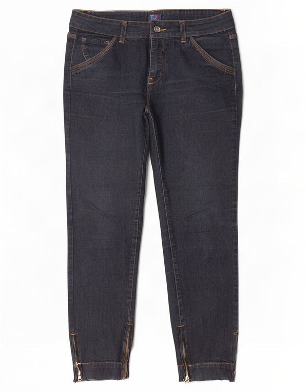 Jeansy damskie Trussardi W28 L27 granatowe
