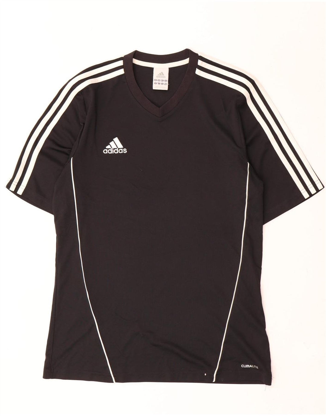 Męska koszulka Adidas Climalite Top, średni czarny poliester