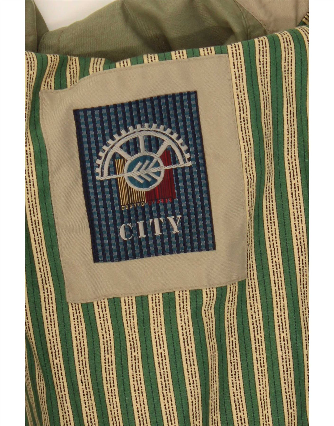 Vintage męska kurtka bomberka UK 42 XL, zielona z mikrofibry