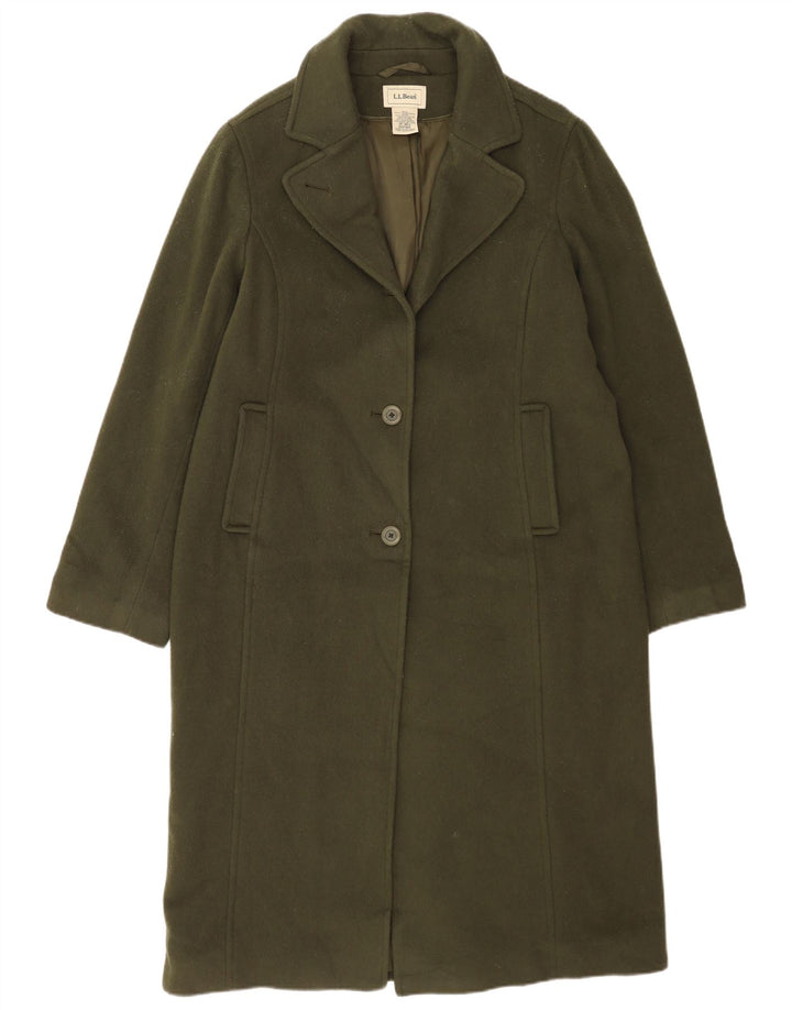 Płaszcz damski L.L.Bean US 14 XL Khaki z owczej wełny