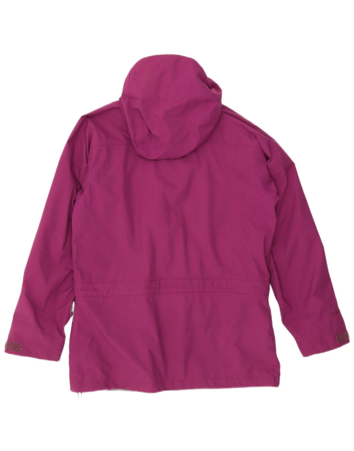 Damska kurtka przeciwdeszczowa z kapturem Berghaus UK 12, średni fiolet, nylon