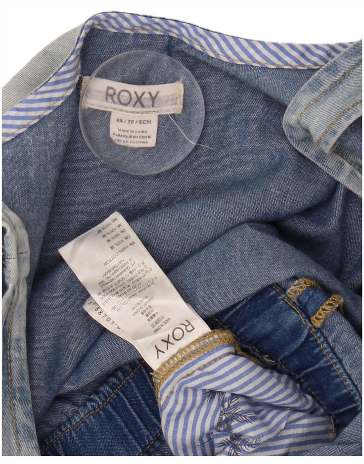 Damski kombinezon dżinsowy Roxy UK 6 XS, niebieska bawełna