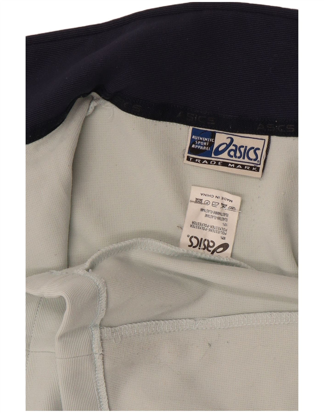 Damska kurtka dresowa ASICS UK 14, poliester w kolorze średniej bieli