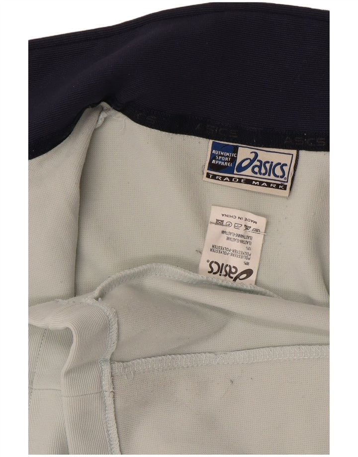 Damska kurtka dresowa ASICS UK 14, poliester w kolorze średniej bieli