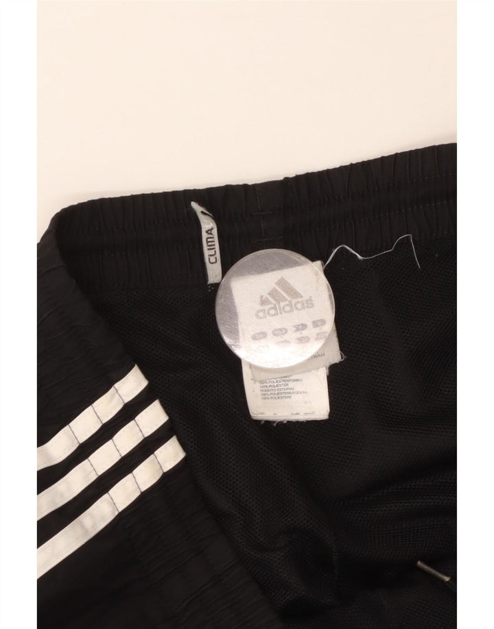 Męskie spodnie dresowe Adidas, małe, czarne, poliestrowe