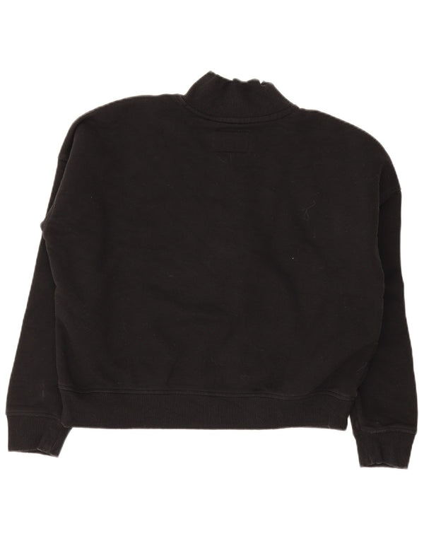 Damska bluza oversize z grafiką Jack Wills UK 12, średnia czarna