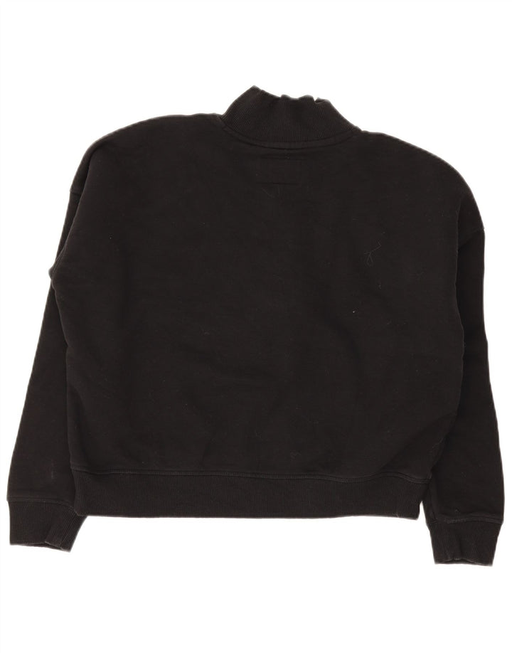 Damska bluza oversize z grafiką Jack Wills UK 12, średnia czarna