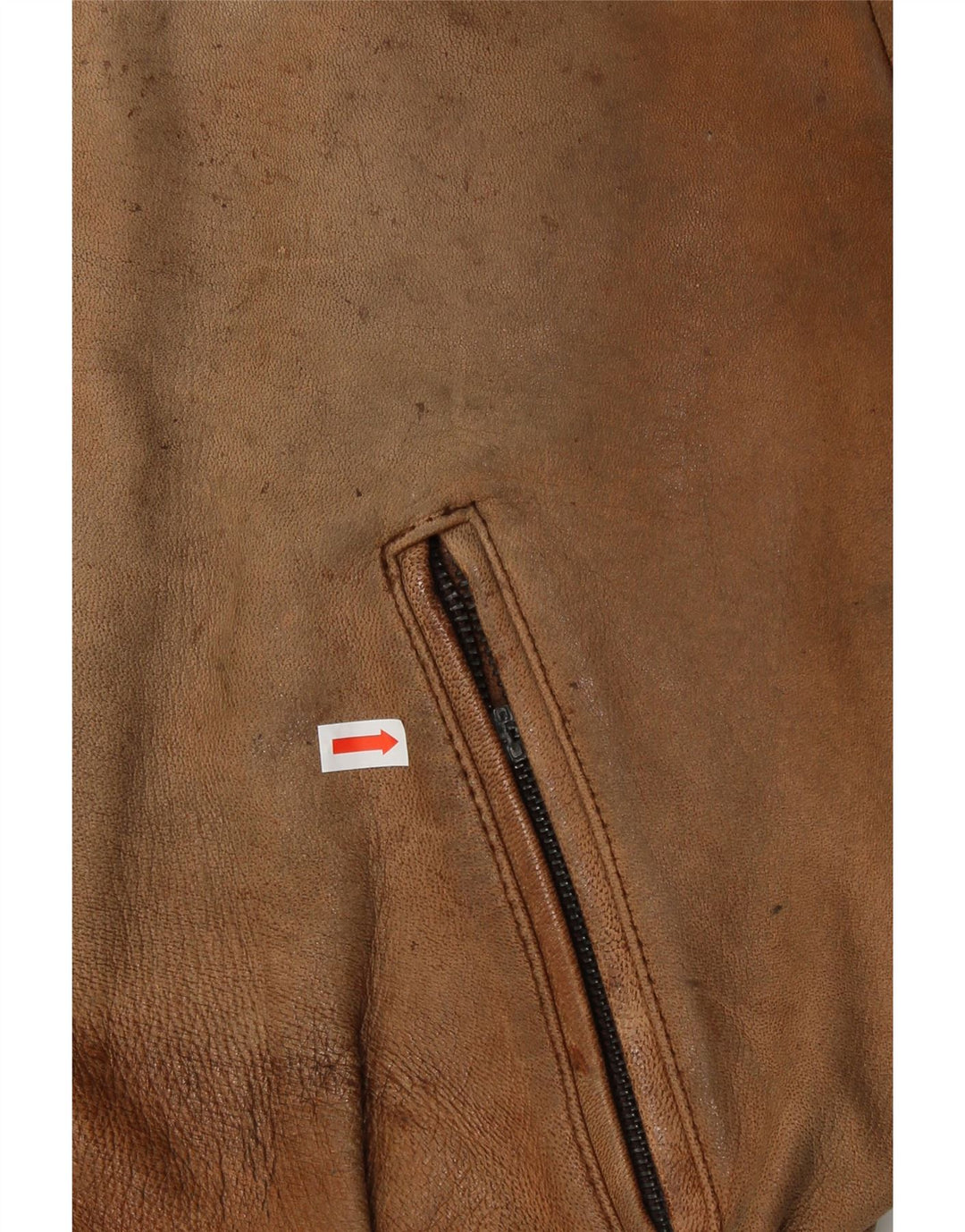 Męska kurtka skórzana Schuh UK 42 XL Brązowa skóra