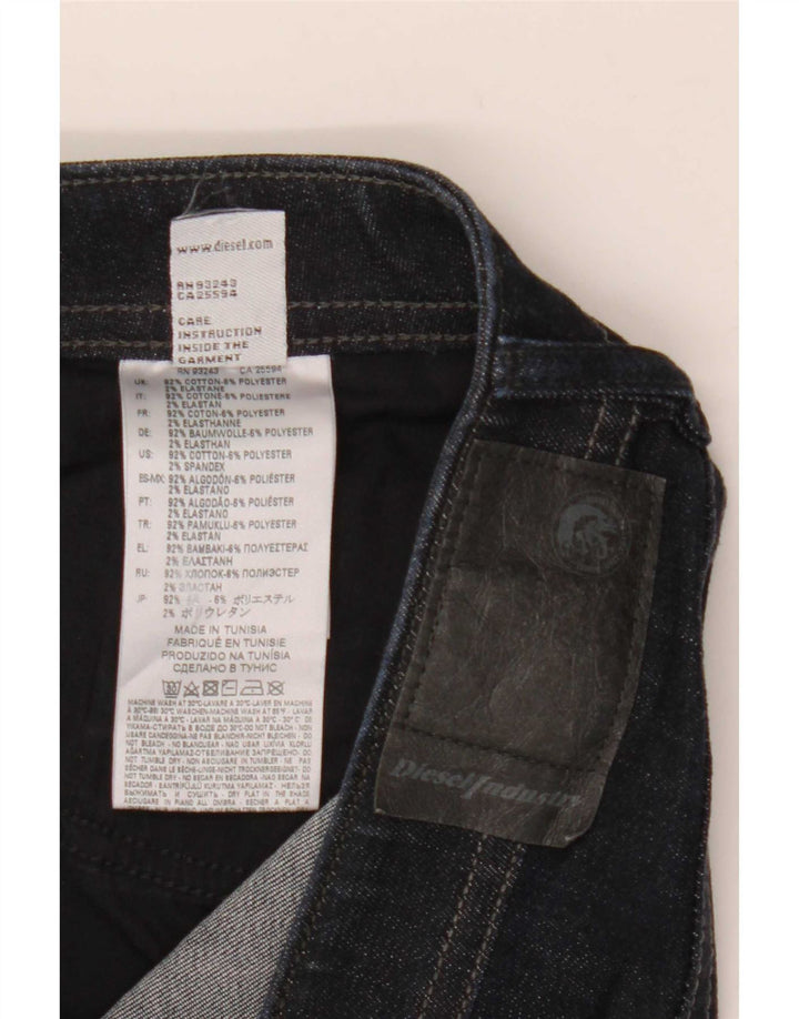 Diesel Damskie Slim Jeansy W32 L32 Granatowe Bawełniane