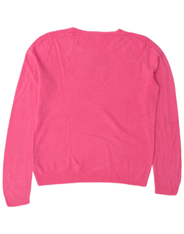Sweter damski Marks & Spencer z okrągłym dekoltem, UK 12, średni róż