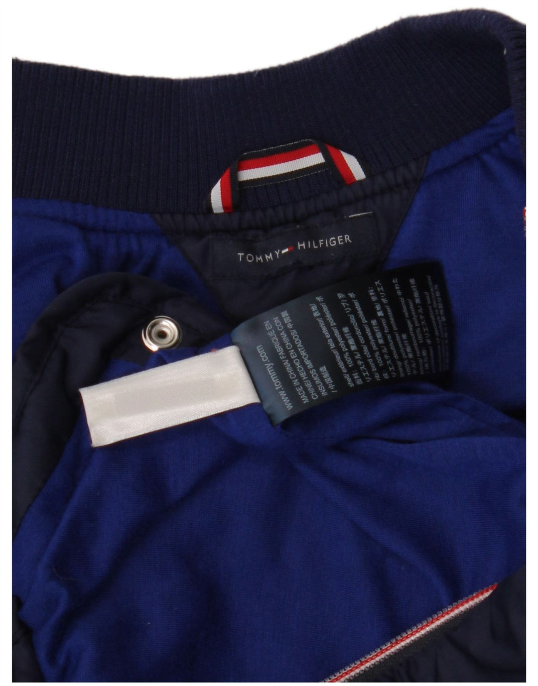 Dziewczęca wyściełana kamizelka Tommy Hilfiger 5-6 lat, granatowa, poliester