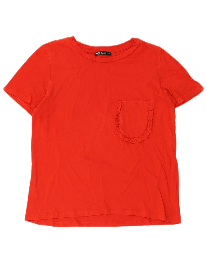 Damska krótka koszulka Zara Top UK 10 Small Red
