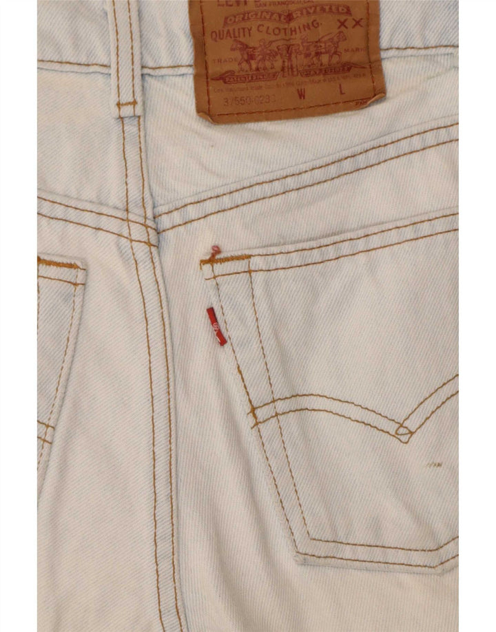 Damskie spodenki jeansowe Levi's 550 US 5 Small W25 Niebieskie bawełniane