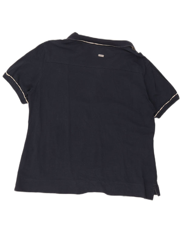 Damska koszulka polo Barbour UK 18 XL, granatowa, bawełniana
