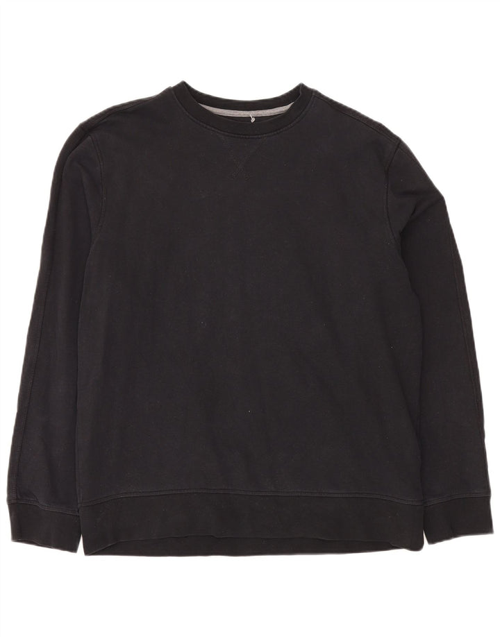 Marks & Spencer Męski sweter, duży, czarny, bawełniany