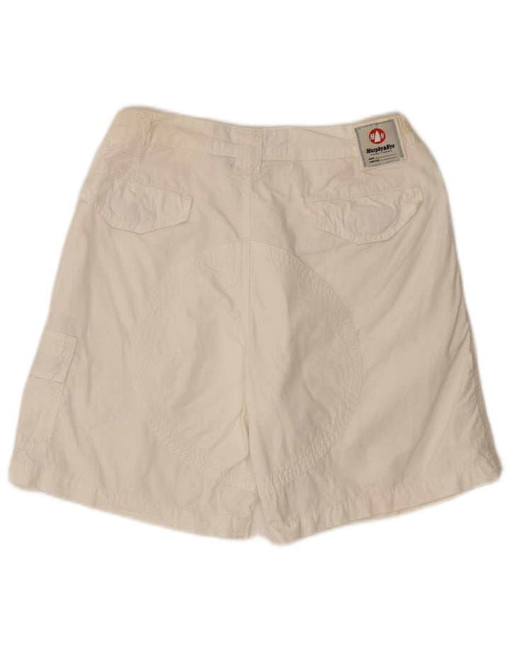 Męskie spodenki Chino Murphy & Nye W31 Średniobiała bawełna