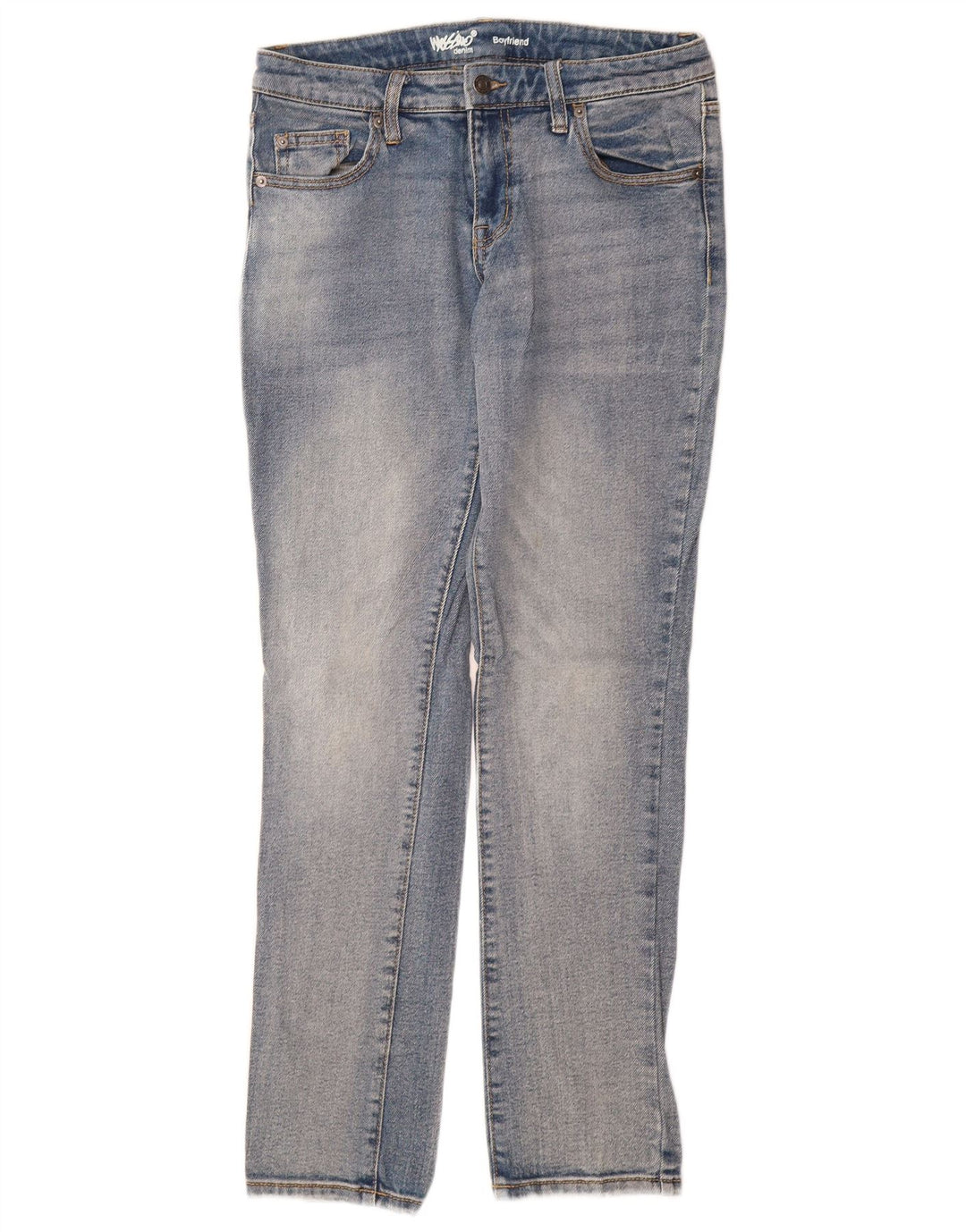 Damskie jeansy Mossimo Boyfriend Tapered US 4 Small W27 L30 Niebieskie bawełniane