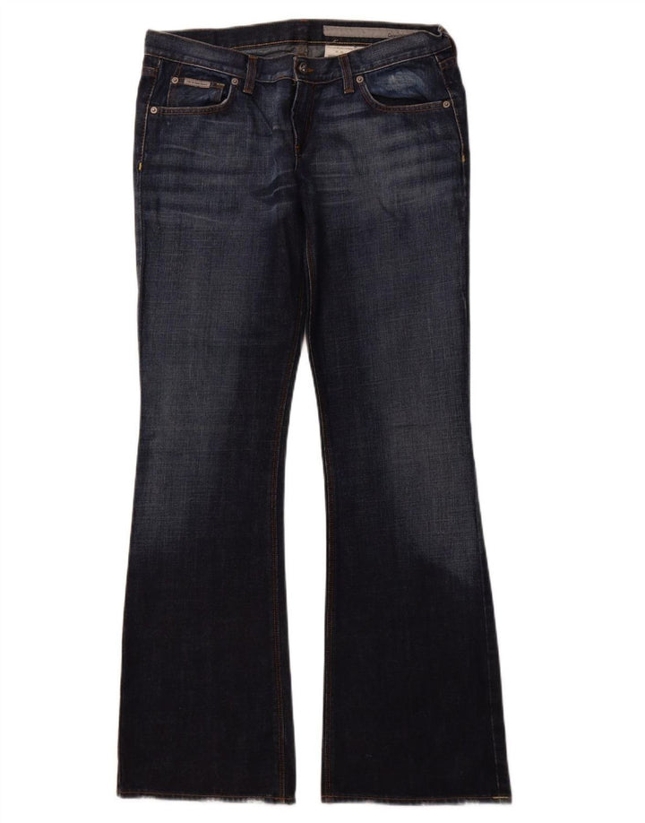 Damskie jeansy Bootcut CALVIN KLEIN W32 L33 Granatowe, bawełniane