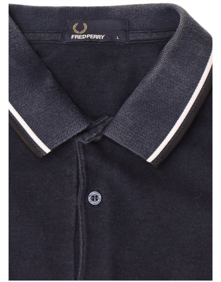 Męska koszulka polo Fred Perry, duża, granatowa