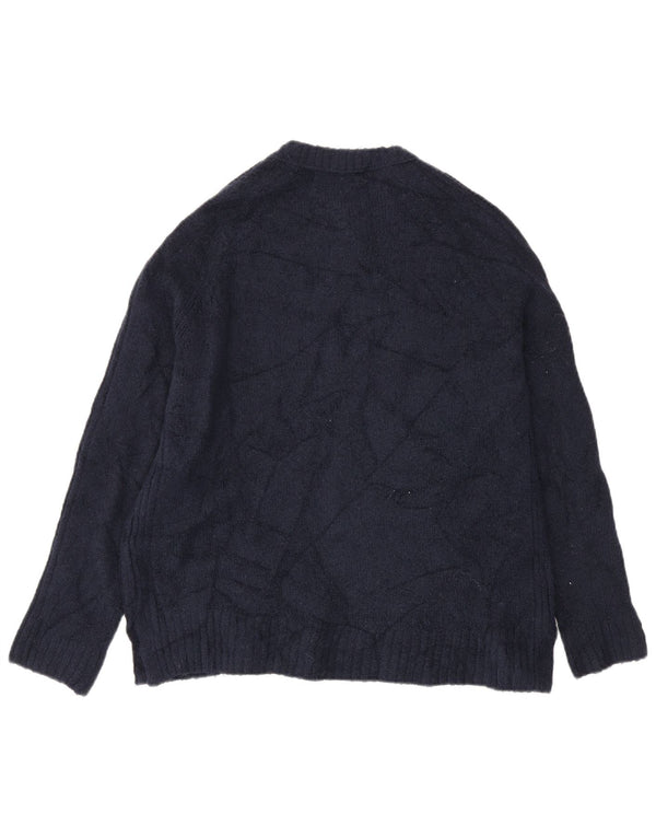 Sweter damski Marks & Spencer z okrągłym dekoltem, UK 14, średni granatowy