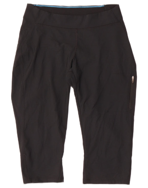 Damskie legginsy Columbia Omni-Shield Capri UK 12 Średni czarny poliester