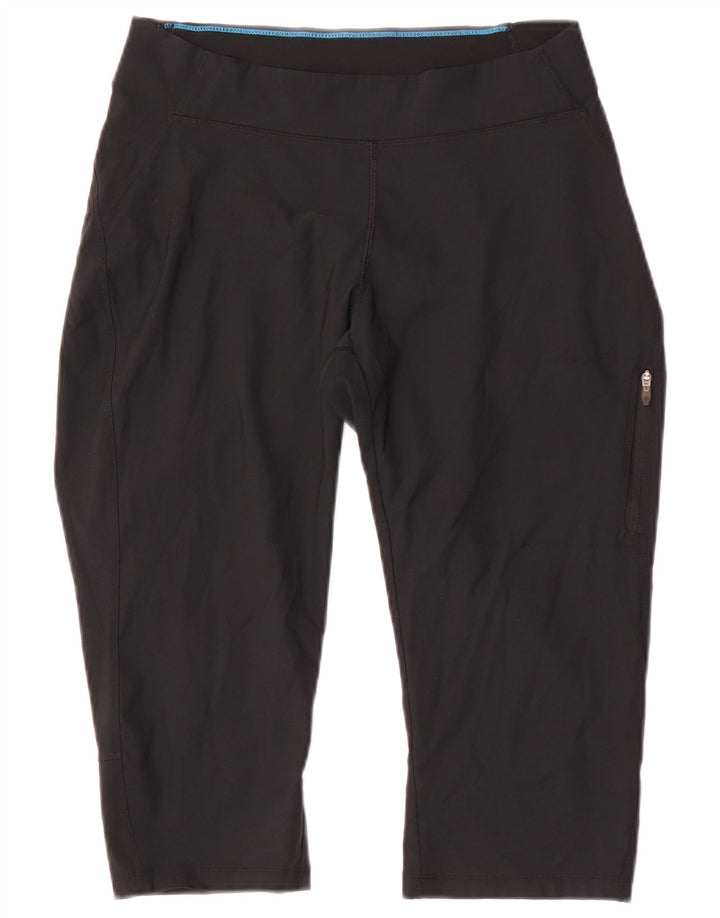 Damskie legginsy Columbia Omni-Shield Capri UK 12 Średni czarny poliester