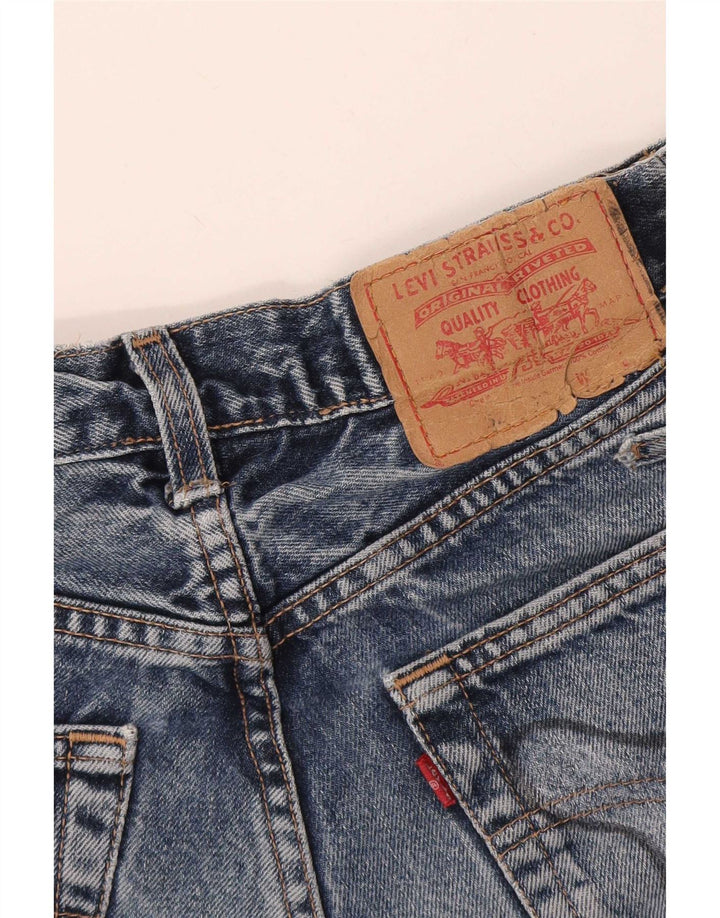 Damskie spodenki jeansowe Levi's W24 XS w kolorze niebieskim