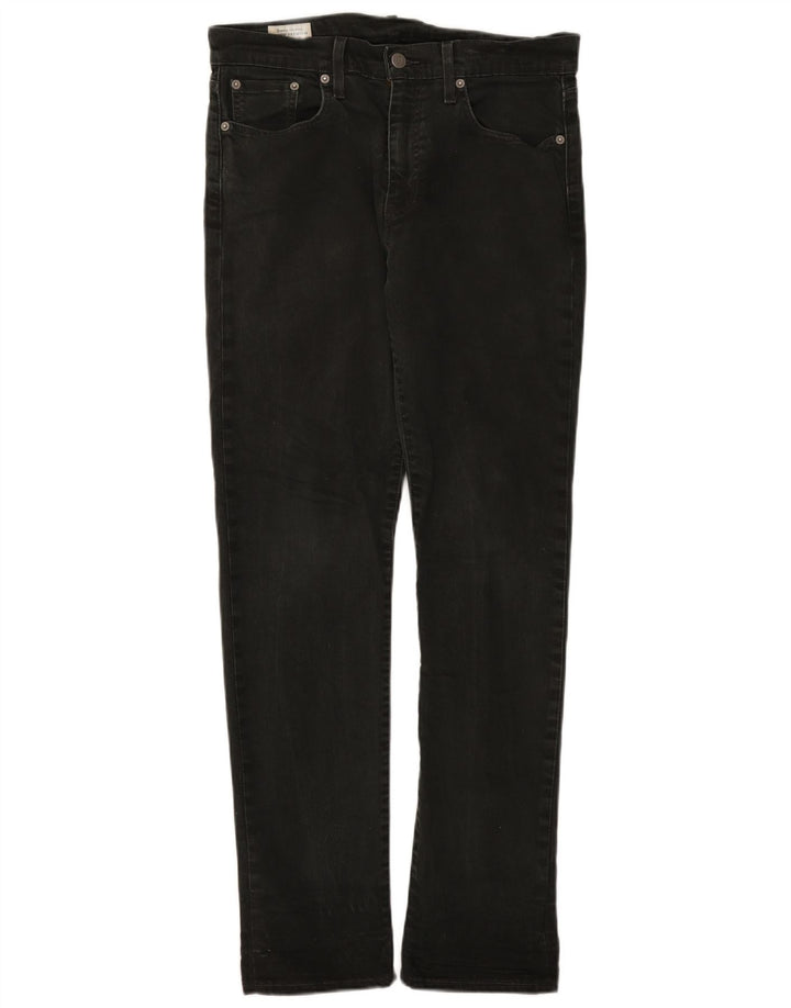 Męskie jeansy slim fit Levi's W30 L32 Czarna bawełna