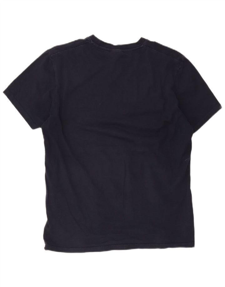 Męska koszulka z grafiką Ellesse Top, średnia, granatowa bawełna