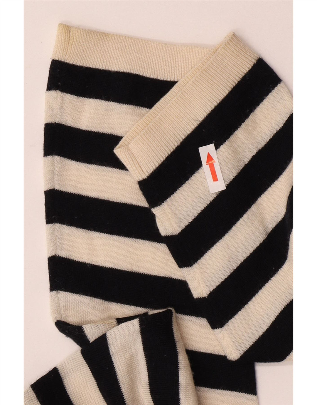 Cos Damski sweter oversize z okrągłym dekoltem UK 10 w małe czarne paski