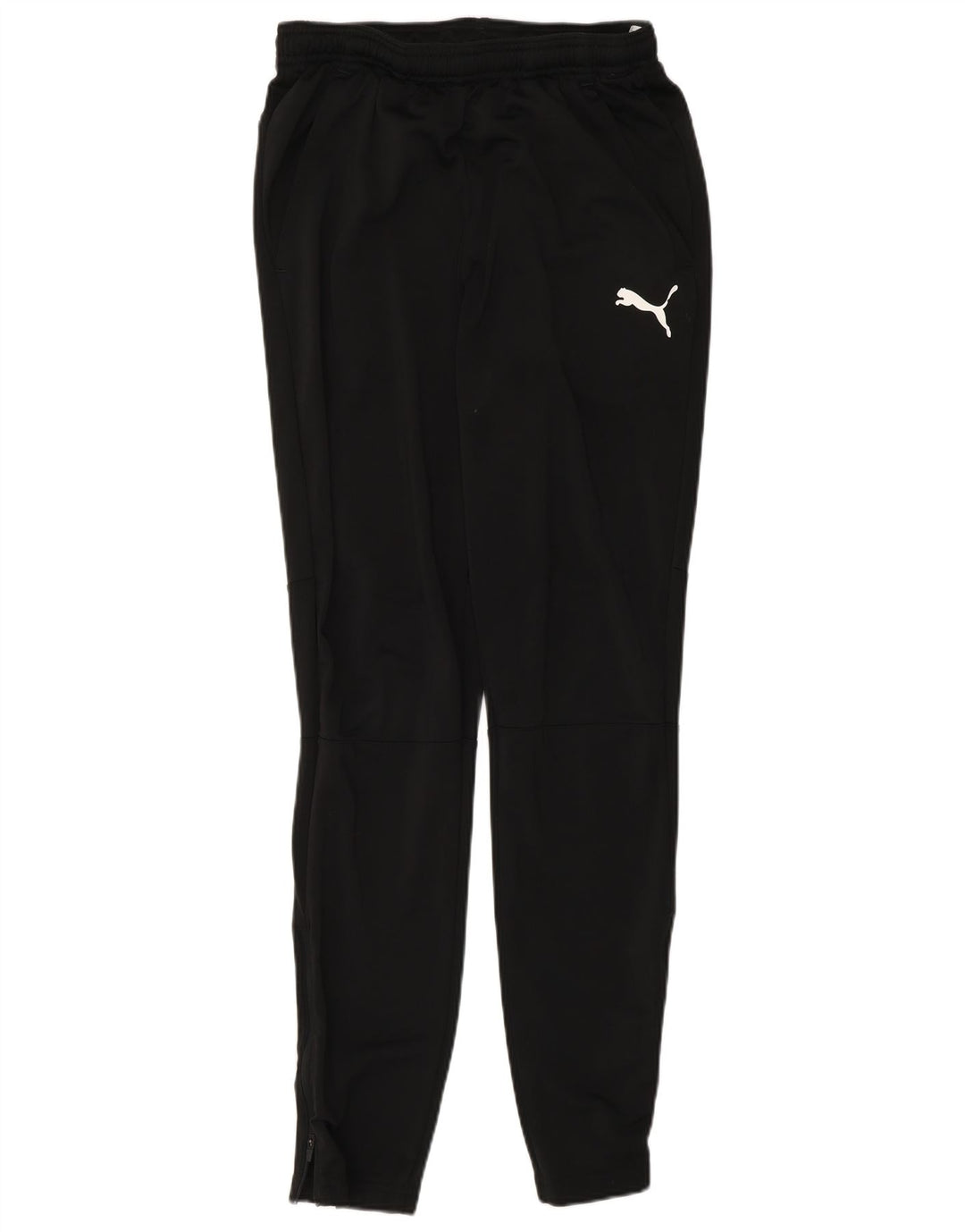 Męskie spodnie dresowe Puma Regular, joggery, małe, czarne, poliestrowe