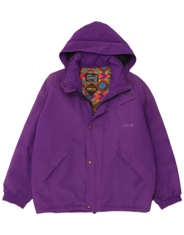 Męska wiatrówka Mello's Gore-Tex z kapturem i luźnym krojem UK 34 XS Fioletowa
