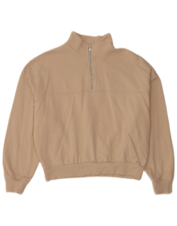 Marks & Spencer Damska bluza oversize UK 10, mała, beżowa