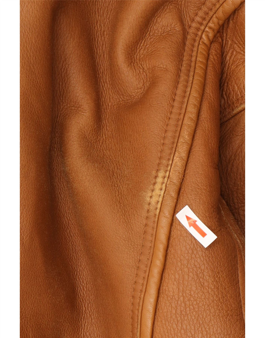 Męska kurtka shearling Vinci UK 40, duża brązowa skóra