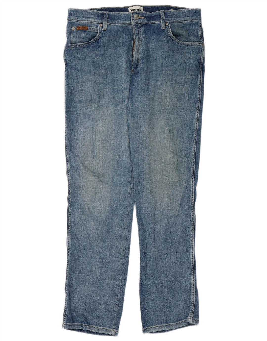 Męskie jeansy Wrangler Texas Straight W36 L30 Niebieskie bawełniane