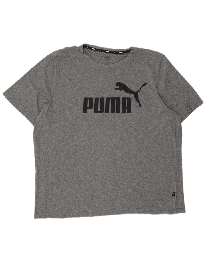 Męski T-shirt z grafiką PUMA Top 2XL Szary