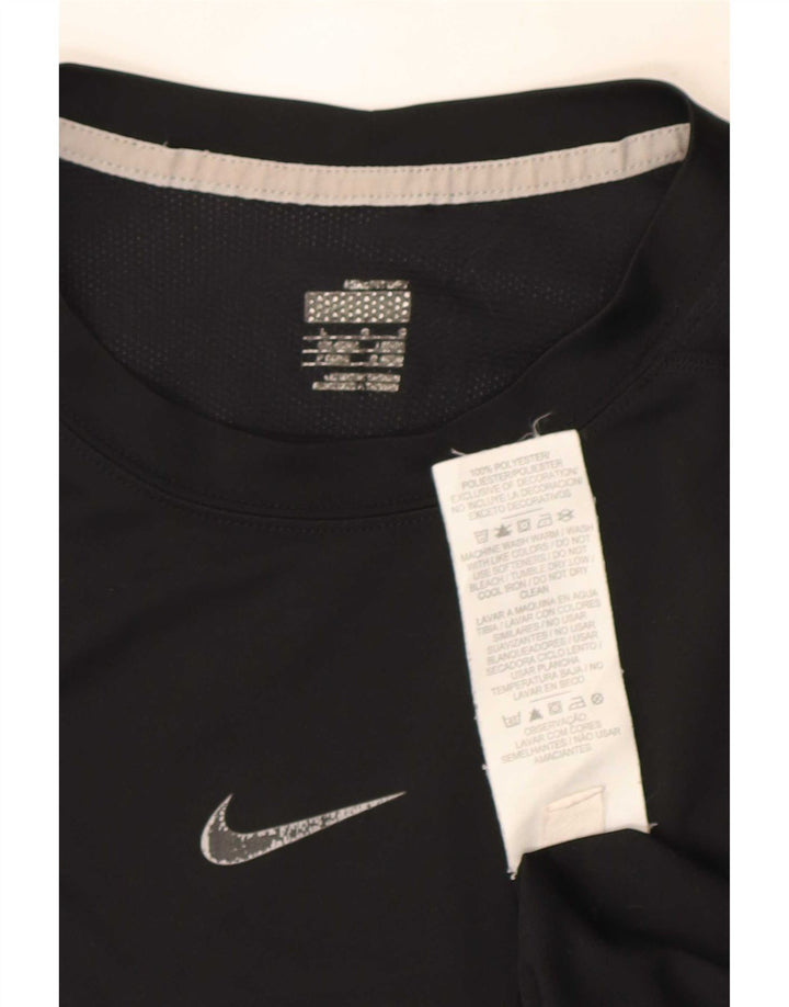 T-shirt męski Nike Dri Fit Top UK 42/44, duży, czarny poliester