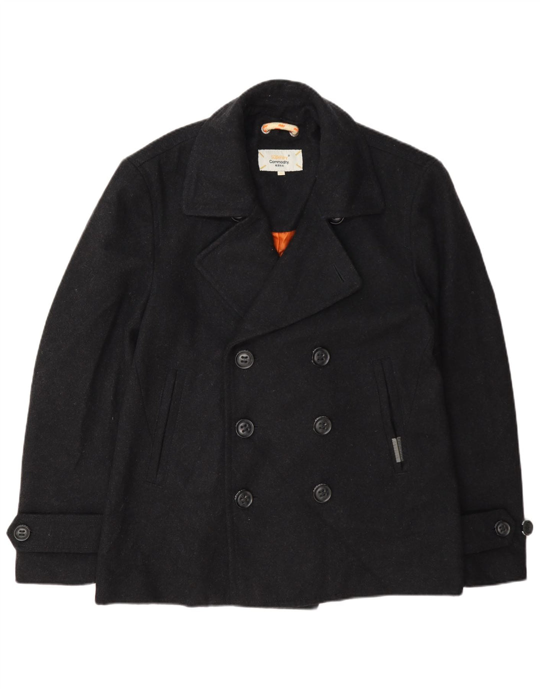 Płaszcz męski Superdry Pea Coat UK 42 XL, szary
